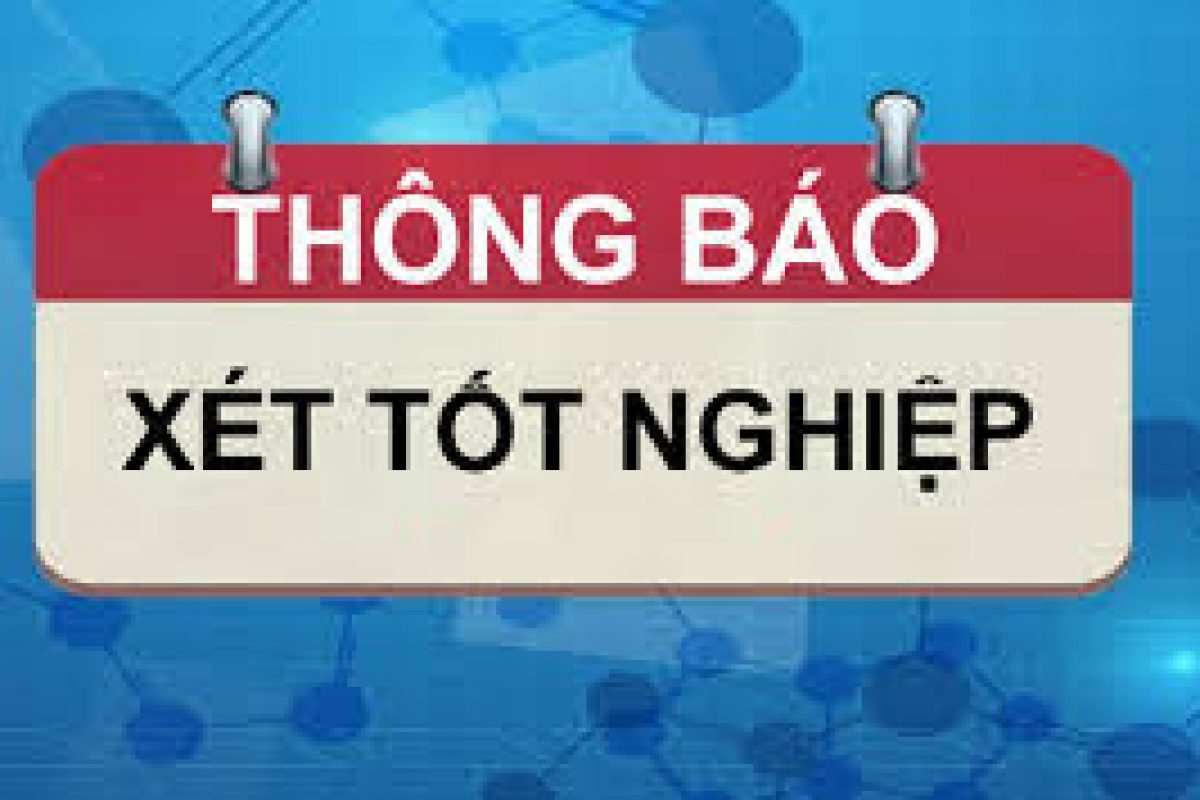 Thông báo Kết quả xét tốt nghiệp Đợt 2 Năm 2025