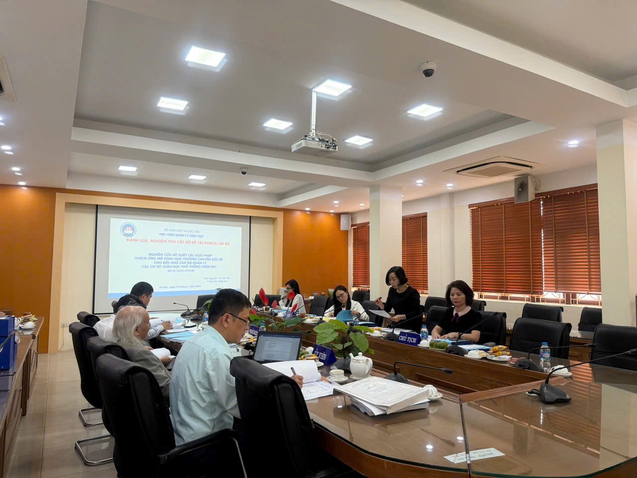 KẾT QUẢ ĐÁNH GIÁ NGHIỆM THU CẤP BỘ ĐỀ TÀI KHCN CẤP BỘ MÃ SỐ B2023-HVQ-06