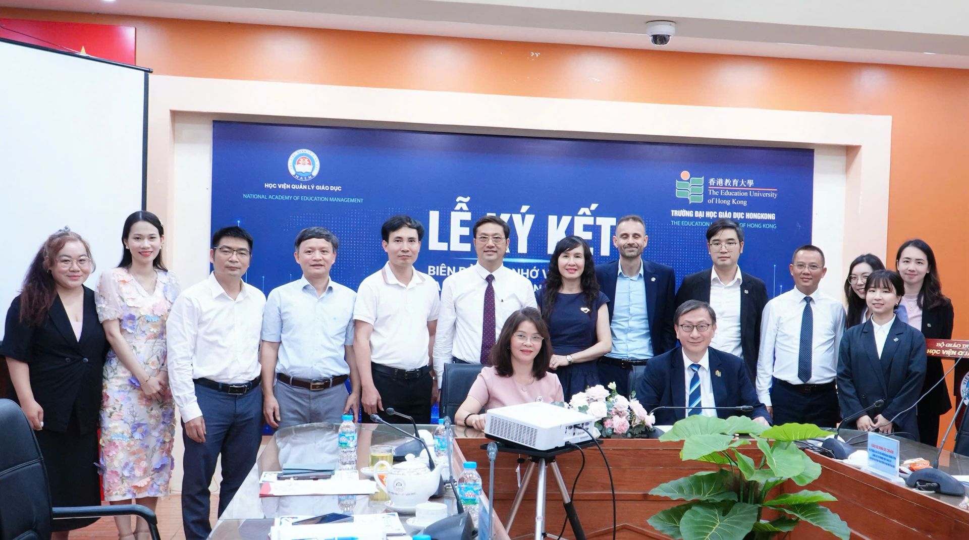 Học viện Quản lý giáo dục ký kết Thỏa thuận hợp tác với Trường Đại học Giáo dục Hồng Kông (Trung Quốc)