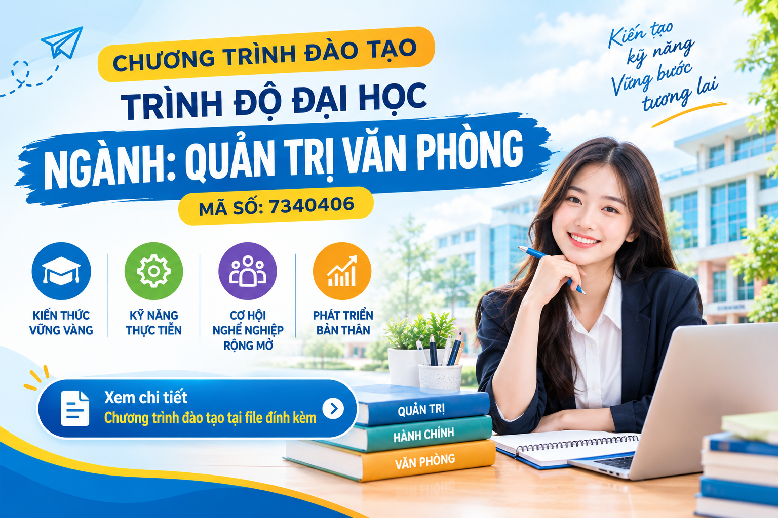 Chương trình đào tạo trình độ đại học ngành Quản trị văn phòng