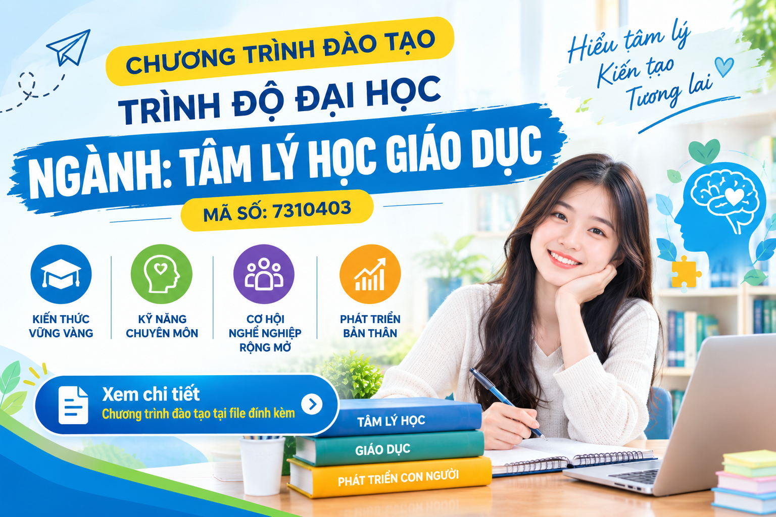 Chương trình đào tạo trình độ đại học ngành Tâm lý giáo dục