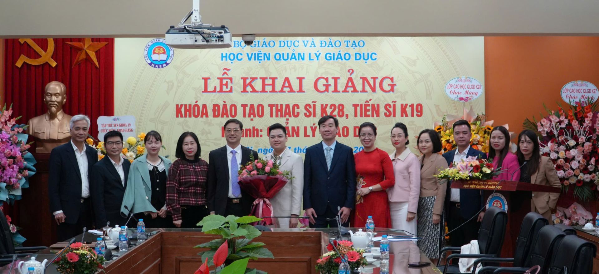 Khai giảng Khóa đào tạo thạc sĩ, tiến sĩ ngành Quản lý giáo dục năm 2024