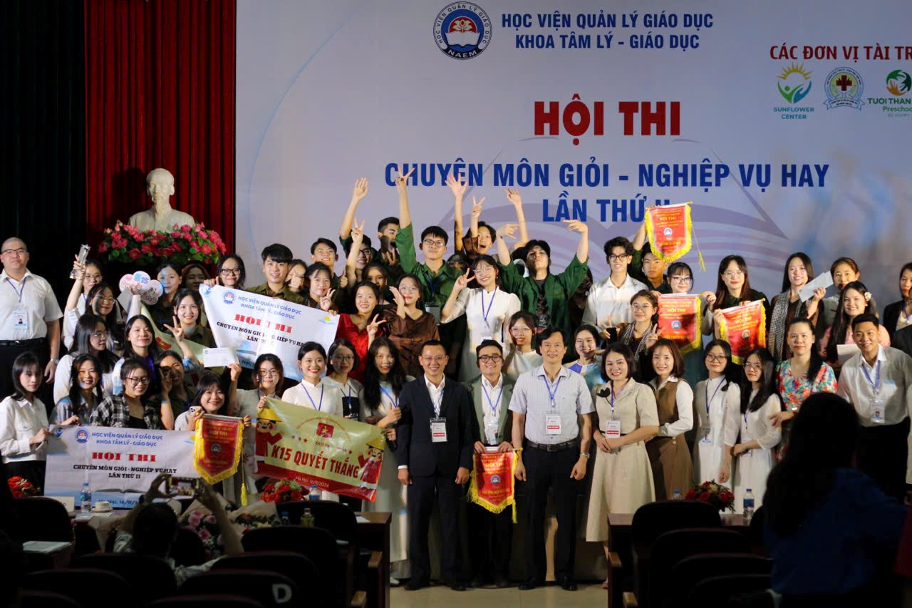 HỘI THI CHUYÊN MÔN GIỎI – NGHIỆP VỤ HAY KHOA TÂM LÝ - GIÁO DỤC NĂM 2024