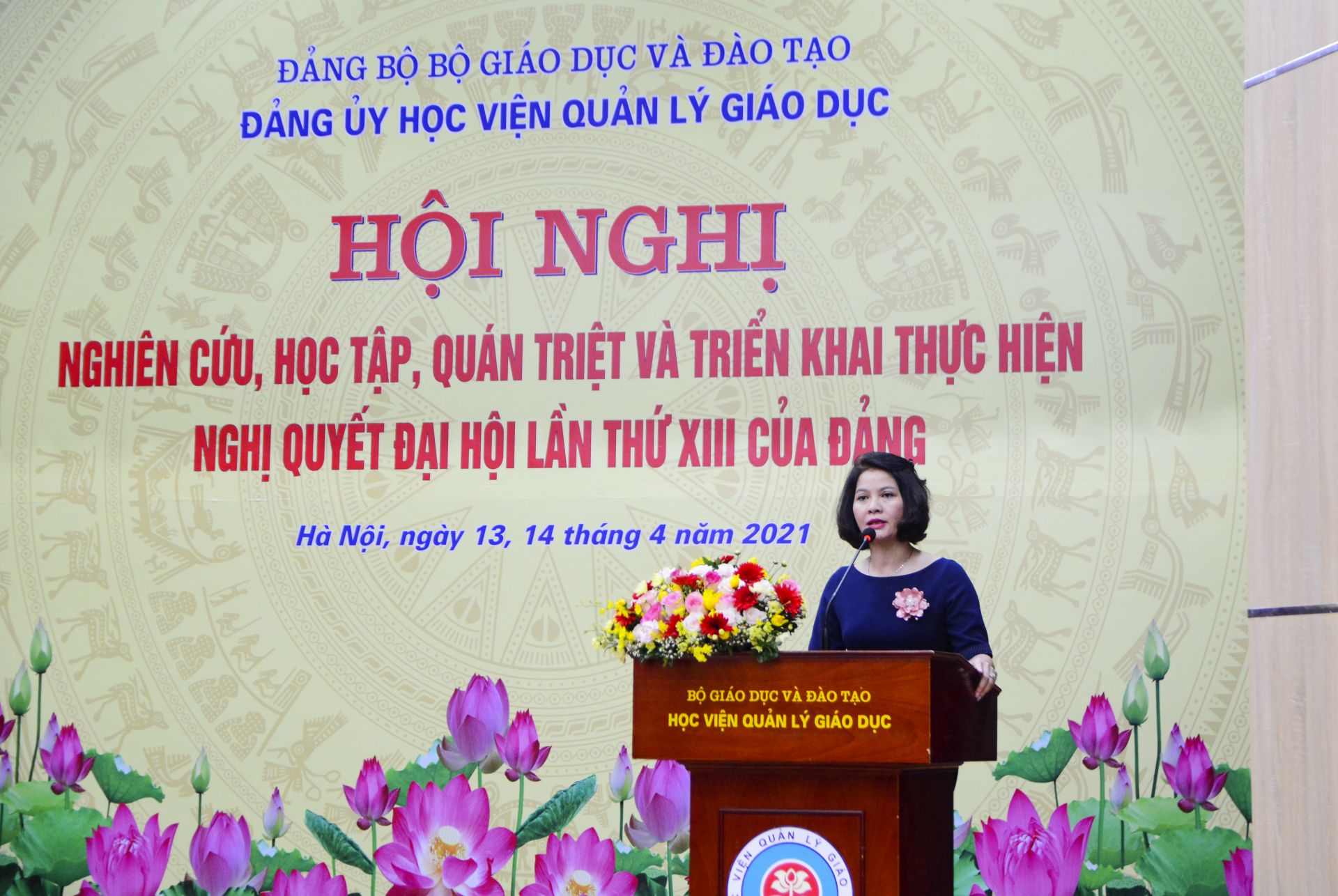 PGS.TS Nguyễn Thị Thu Hằng, Bí thư Đảng ủy, Chủ tịch Hội đồng Học viện Quản lý giáo dục