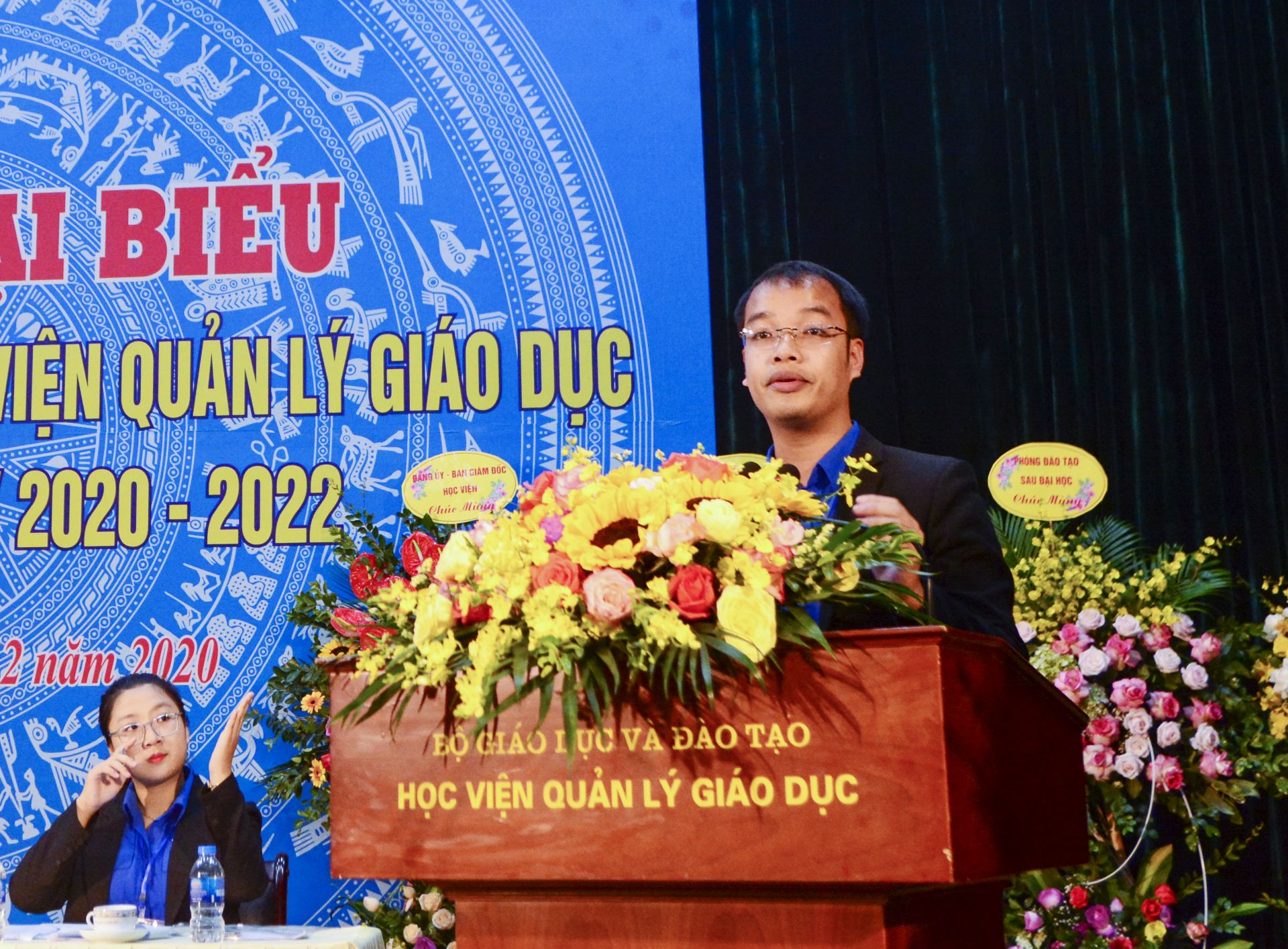 Đ/c Tạ Văn Hai, Phó Bí thư Đoàn Thanh niên Học viện nhiệm kỳ 2020-2022
